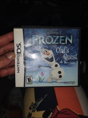Nintendo DS Frozen: Olaf's Quest - Blue & White Case